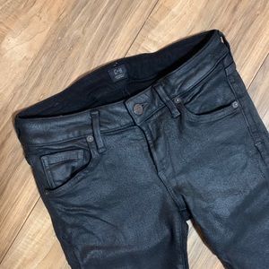 Citizens of Humanity faux leather jeans